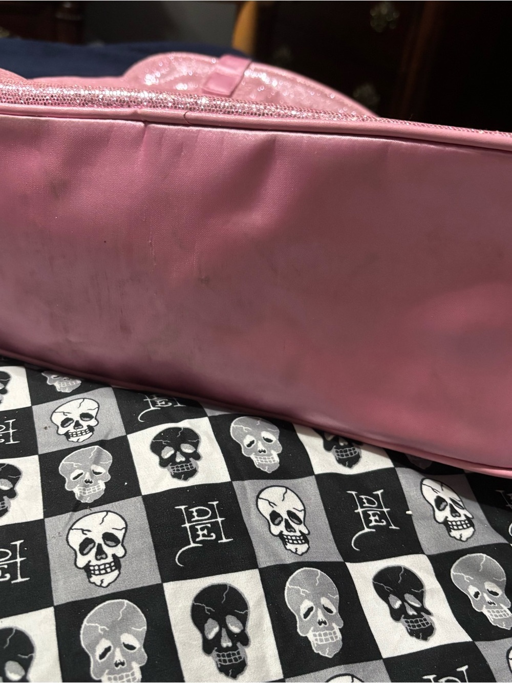 Y2K 2010s McBling Large Pink Perfumania Tote Bag - Picture 6 of 7
